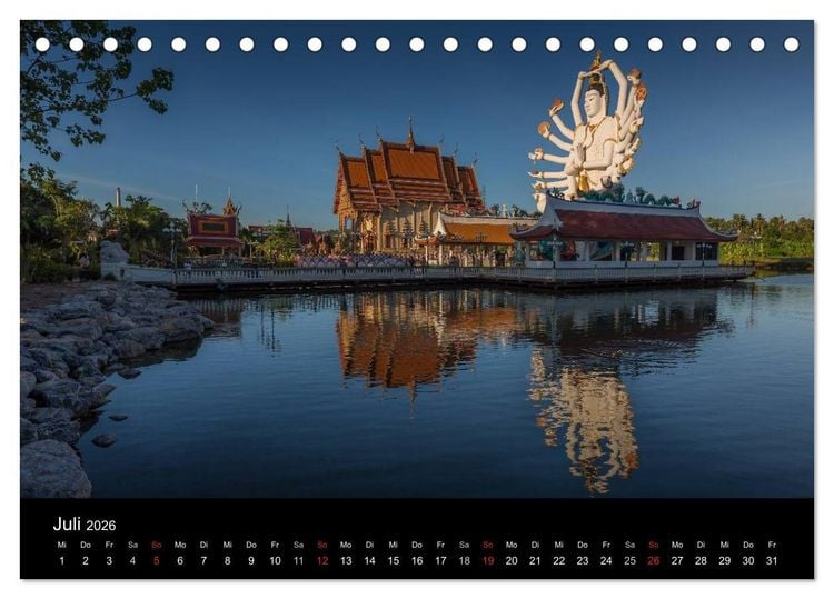 Produktbild: Koh Samui (Tischkalender 2026 DIN A5 quer), CALVENDO Monatskalender