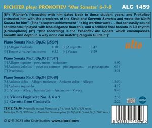 Produktbild: Richter plays Prokoviev "War Sonatas" 6-8