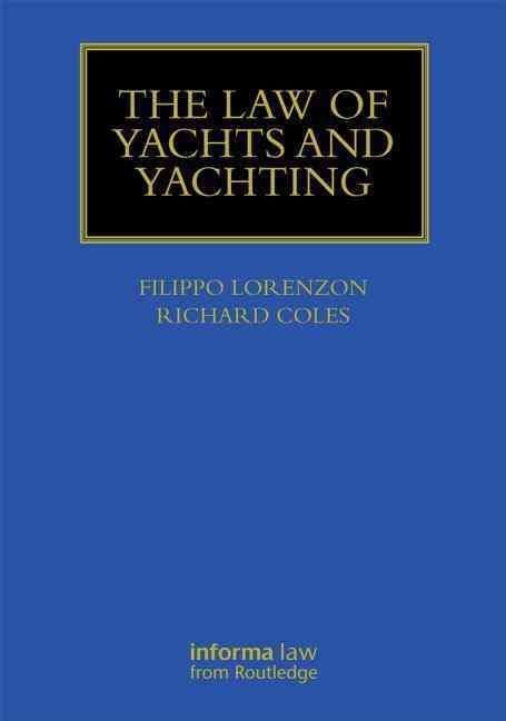 Produktbild: The Law of Yachts and Yachting