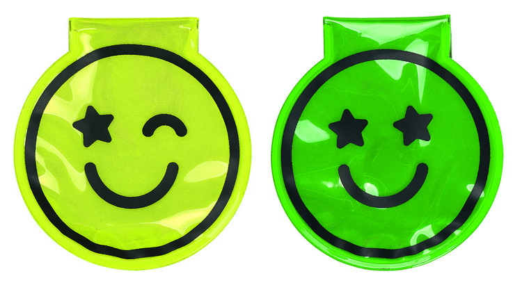 Produktbild: Magnet Clips mit LED Smile
