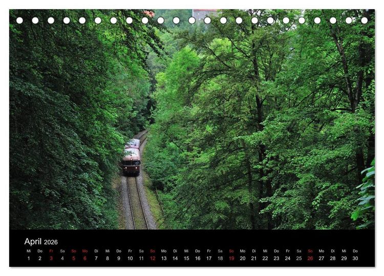 Produktbild: Der Nebenbahnretter (Tischkalender 2026 DIN A5 quer), CALVENDO Monatskalender