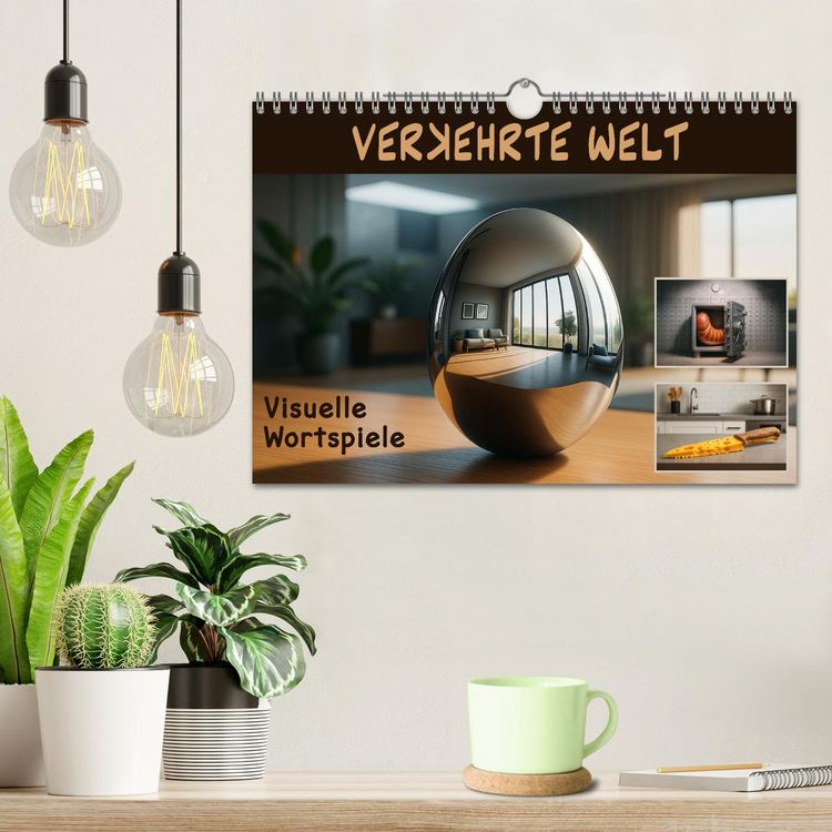 Produktbild: Verkehrte Welt - Bilderr&auml;tsel (Wandkalender 2026 DIN A4 quer), CALVENDO Monatskalender