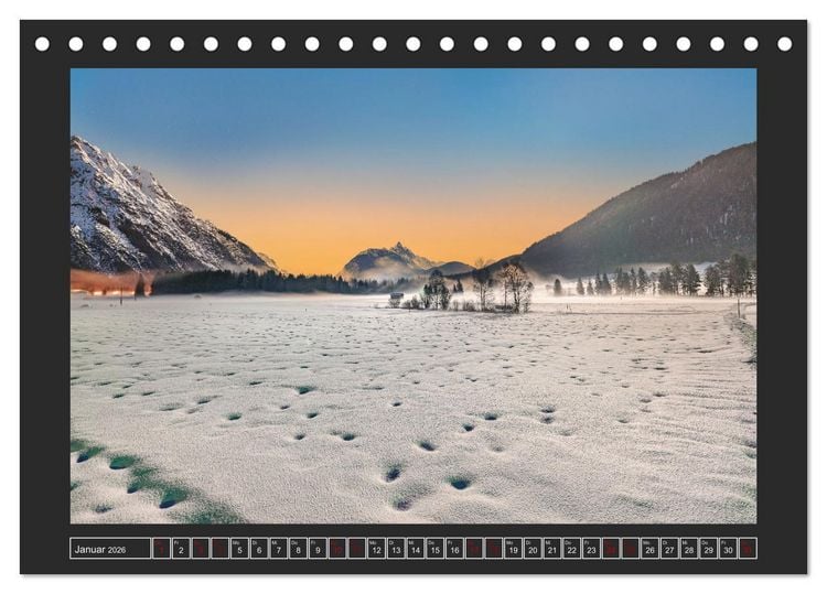 Produktbild: Leutasch tut gut (Tischkalender 2026 DIN A5 quer), CALVENDO Monatskalender
