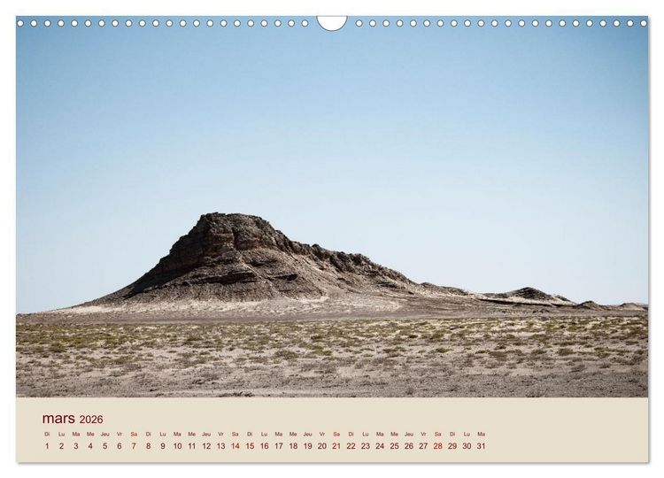 Produktbild: Entre pierres et sable (Calendrier mural 2026 DIN A3 vertical), CALVENDO calendrier mensuel