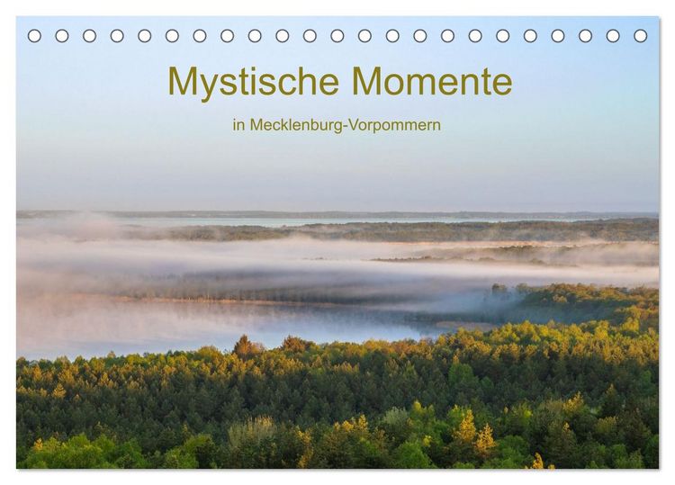 Produktbild: Mystische Momente in Mecklenburg-Vorpommern (Tischkalender 2027 DIN A5 quer), CALVENDO Monatskalender