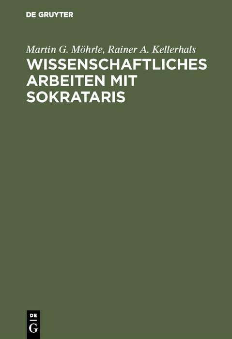 Produktbild: Wissenschaftliches Arbeiten mit SOKRATARIS