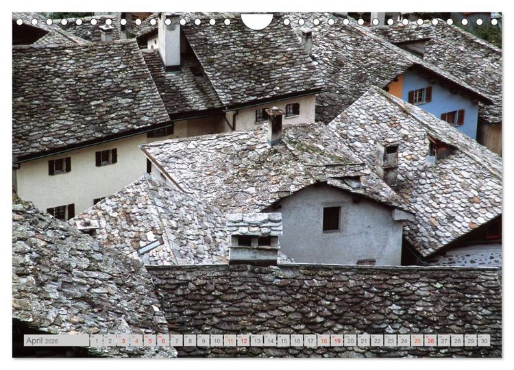 Produktbild: Bergell - Bergaglia (Wandkalender 2026 DIN A4 quer), CALVENDO Monatskalender