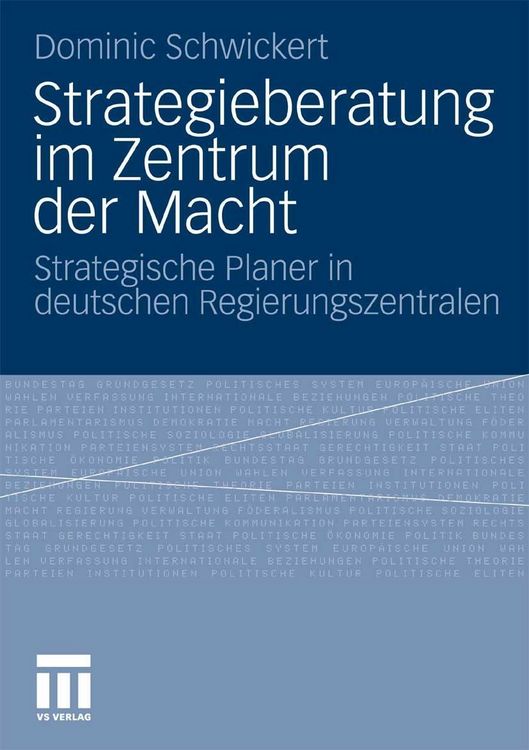 Produktbild: Strategieberatung im Zentrum der Macht