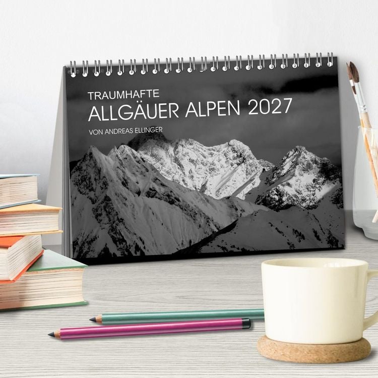 Produktbild: Traumhafte Allg&auml;uer Alpen (Tischkalender 2027 DIN A5 quer), CALVENDO Monatskalender