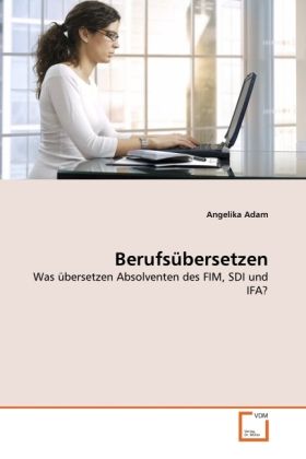 Produktbild: Adam, A: Berufs&uuml;bersetzen
