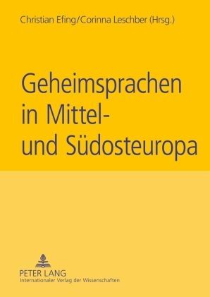 Produktbild: Geheimsprachen in Mittel- und S&uuml;dosteuropa
