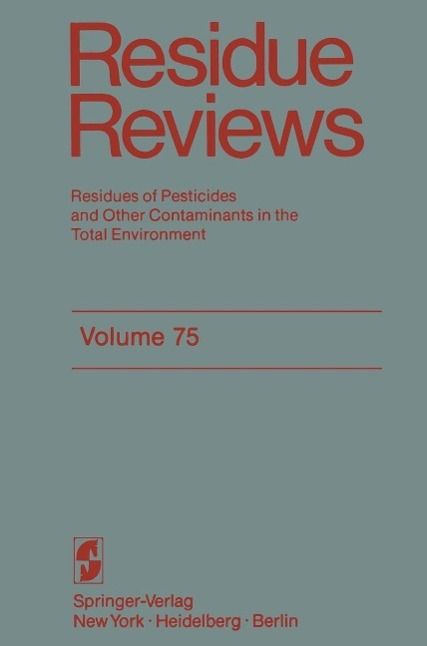 Produktbild: Residue Reviews