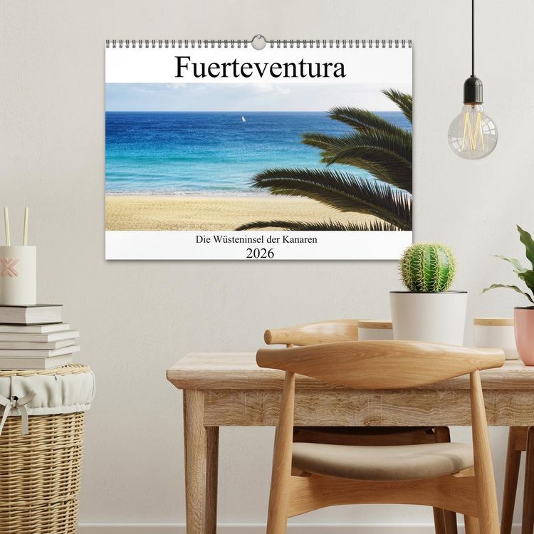 Produktbild: Fuerteventura - die W&uuml;steninsel der Kanaren (Wandkalender 2026 DIN A3 quer), CALVENDO Monatskalender
