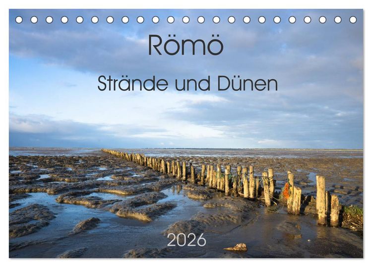 Produktbild: R&ouml;m&ouml; - Str&auml;nde und D&uuml;nen (Tischkalender 2026 DIN A5 quer), CALVENDO Monatskalender