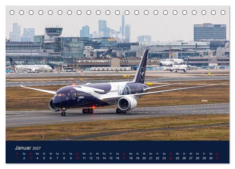 Produktbild: Lufthansa 100 Years (Tischkalender 2027 DIN A5 quer), CALVENDO Monatskalender