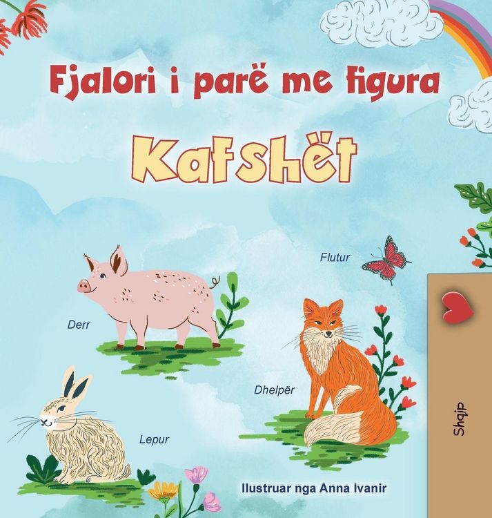 Produktbild: First Picture Dictionary - Animals (Albanian Children's Book)