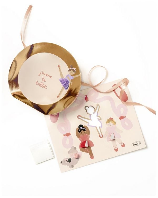 Produktbild: FOLIA Bastelartikel DIY Laterne Tiny Dancers, inkl. 1 LED-Licht und Batterien