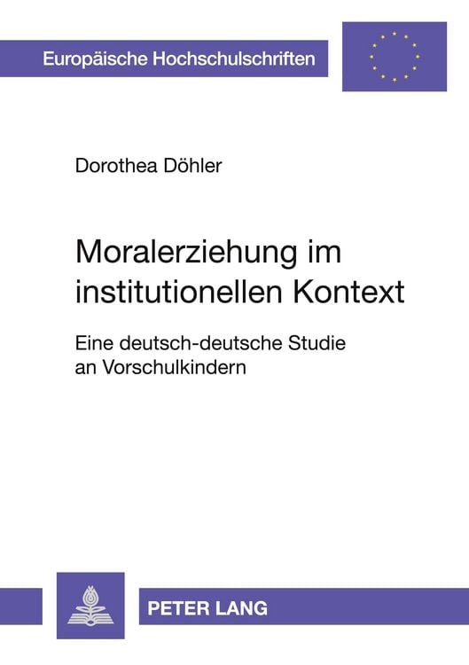 Produktbild: Moralerziehung im institutionellen Kontext