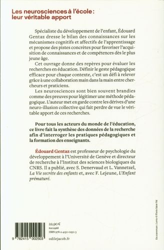 Produktbild: Les neurosciences &agrave; l'&eacute;cole : leur v&eacute;ritable apport