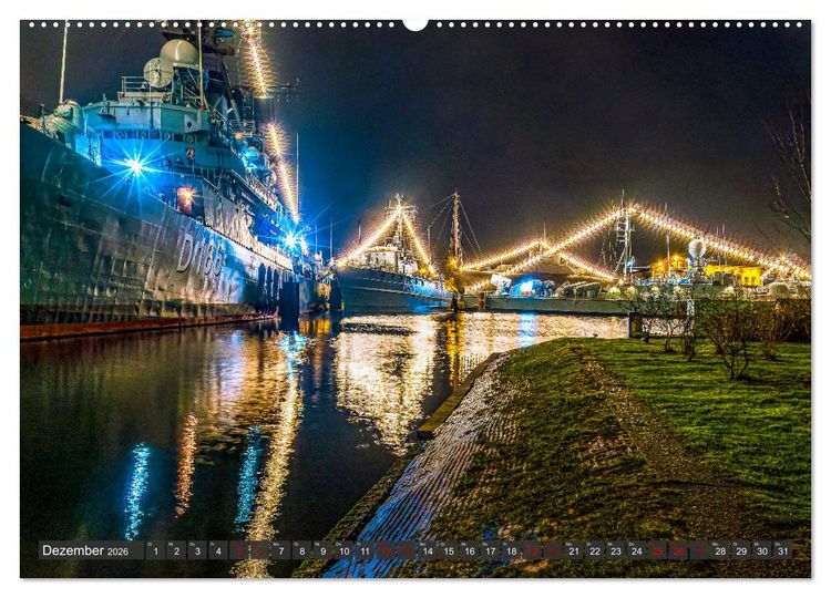 Produktbild: Wilhelmshaven - Bezaubernde Momente (hochwertiger Premium Wandkalender 2026 DIN A2 quer), Kunstdruck in Hochglanz