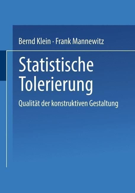 Produktbild: Statistische Tolerierung