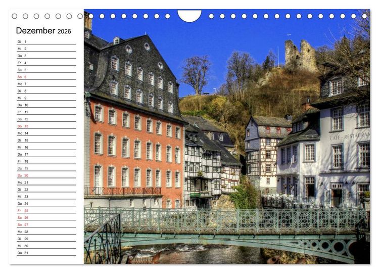 Produktbild: Faszination Eifel (Wandkalender 2026 DIN A4 quer), CALVENDO Monatskalender