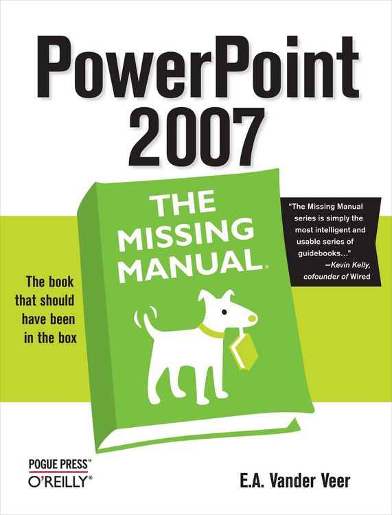 Produktbild: PowerPoint 2007: The Missing Manual
