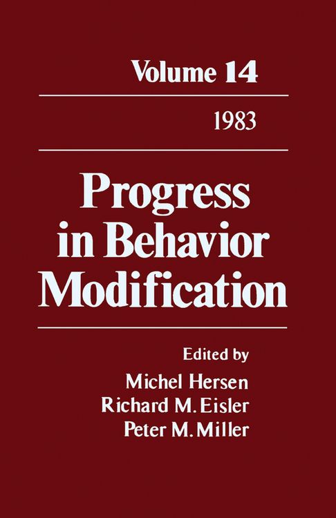 Produktbild: Progress in Behavior Modification