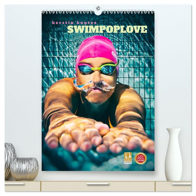 Produktbild: SWIMPOPLOVE (hochwertiger Premium Wandkalender 2026 DIN A2 hoch), Kunstdruck in Hochglanz