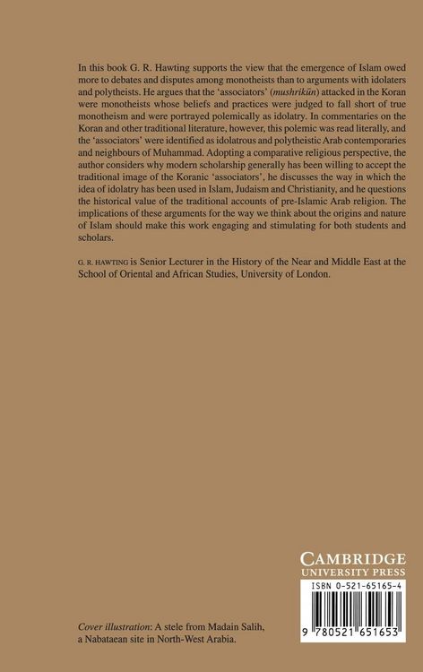 Produktbild: The Idea of Idolatry and the Emergence of Islam