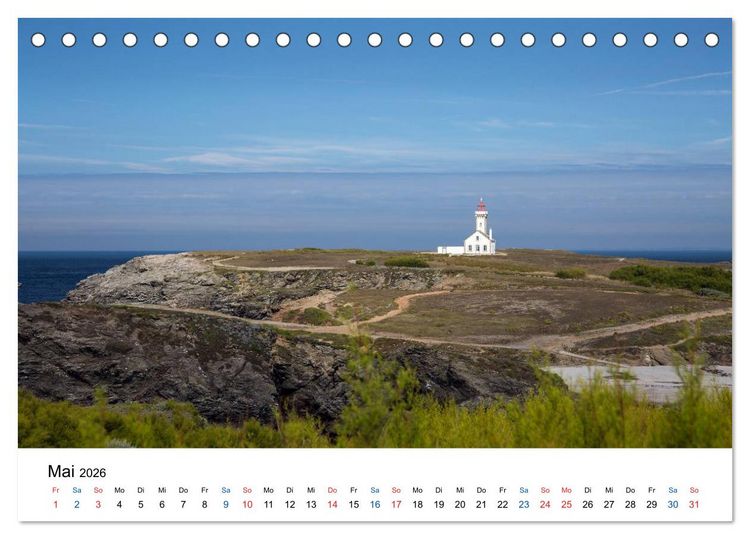 Produktbild: Das Morbihan - ein Ausflug in den S&uuml;den der Bretagne (Tischkalender 2026 DIN A5 quer), CALVENDO Monatskalender