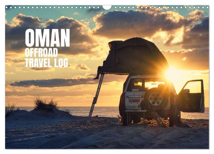 Produktbild: OMAN Offroad Travel Log (Wandkalender 2026 DIN A3 quer), CALVENDO Monatskalender