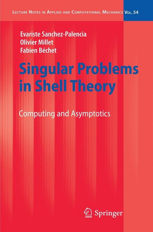 Produktbild: Singular Problems in Shell Theory
