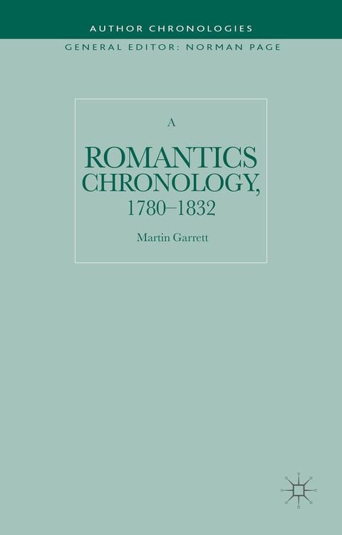 Produktbild: A Romantics Chronology, 1780-1832