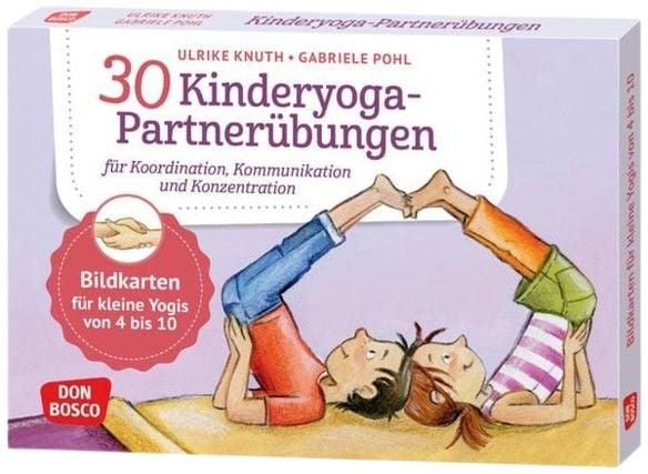 Produktbild: 30 Kinderyoga-Partner&uuml;bungen f&uuml;r Koordination, Kommunikation und Konzentration