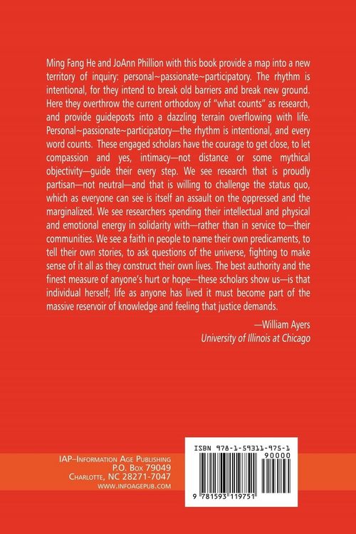 Produktbild: Personal Passionate Participatory Inquiry Into Social Justice in Education (PB)