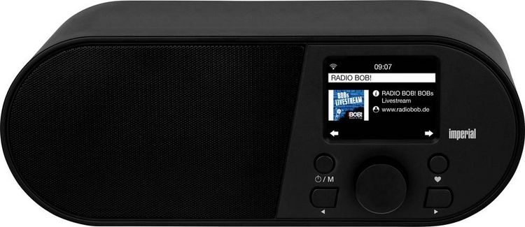 Produktbild: Imperial i105 Internet Tischradio Internet AUX, USB, WLAN, Internetradio Weckfunktion Schwarz