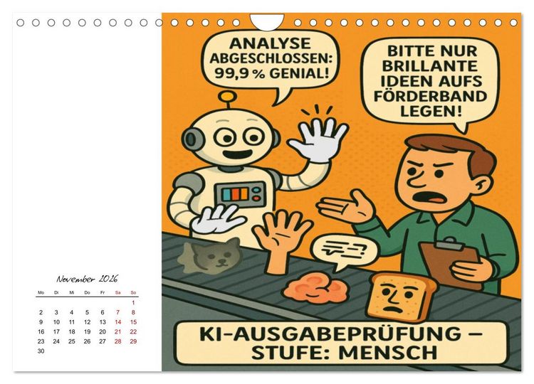 Produktbild: Job-Chaos total - voll Panne, voll verpeilt (Wandkalender 2026 DIN A4 quer), CALVENDO Monatskalender