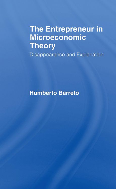 Produktbild: The Entrepreneur in Microeconomic Theory