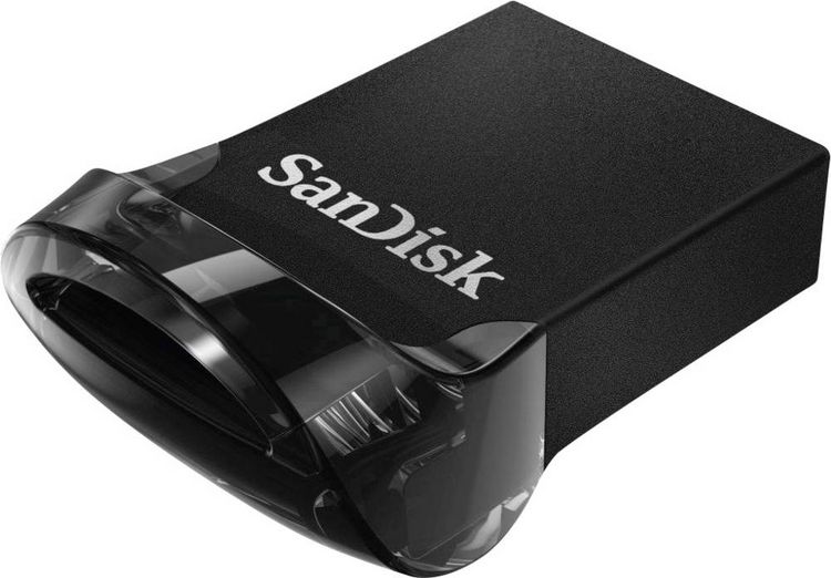 Produktbild: SanDisk Cruzer Ultra Fit&trade; USB-Stick 128 GB Schwarz SDCZ430-128G-G46 USB-A (USB 3.2 Gen 1)