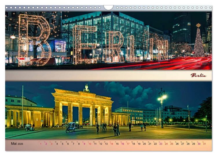 Produktbild: Europ&auml;ische Metropolen - Panoramen (Wandkalender 2026 DIN A3 quer), CALVENDO Monatskalender