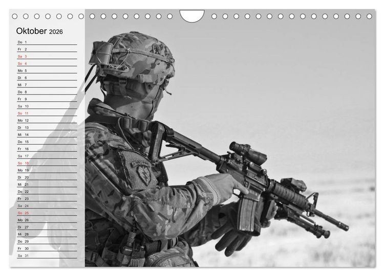 Produktbild: Spezialeinheiten &bull; U.S. Special Forces (Wandkalender 2026 DIN A4 quer), CALVENDO Monatskalender