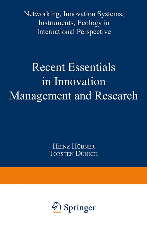 Produktbild: Recent Essentials in Innovation Management and Research