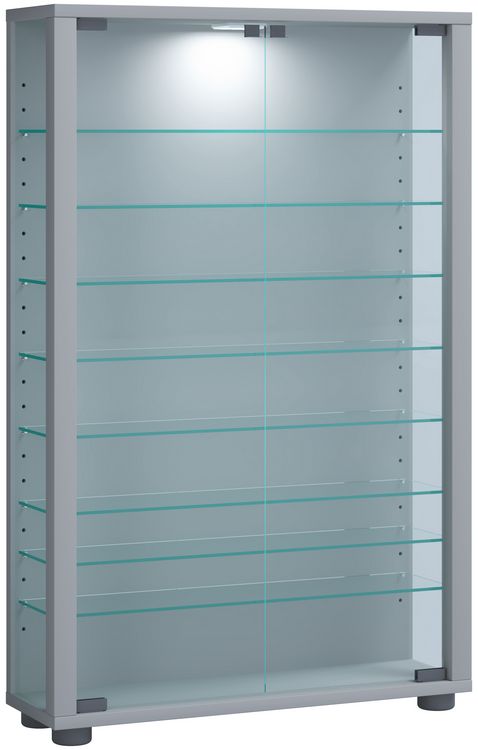 Produktbild: Holz Glas Stand Vitrine Sammelvitrine Lumo Mini
