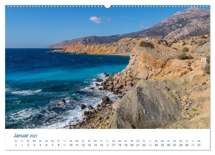 Produktbild: Karpathos - Malerische Insel in der &Auml;g&auml;is (Wandkalender 2027 DIN A2 quer), CALVENDO Monatskalender