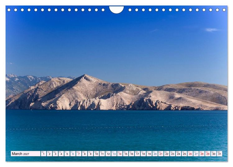 Produktbild: Istria &ndash; Coastal Wonders, Historic Cities, and Island Dreams (Wall Calendar 2027 DIN A4 landscape), CALVENDO 12 Month Wall Calendar