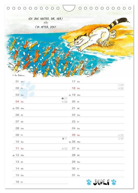 Produktbild: Kater Jacob: kleine Katzenweisheiten (Wandkalender 2027 DIN A4 hoch), CALVENDO Monatskalender