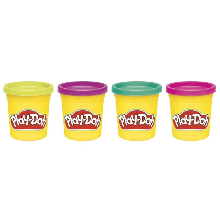 Produktbild: Play-Doh Kr&auml;ftige Farben 4Er-Pack