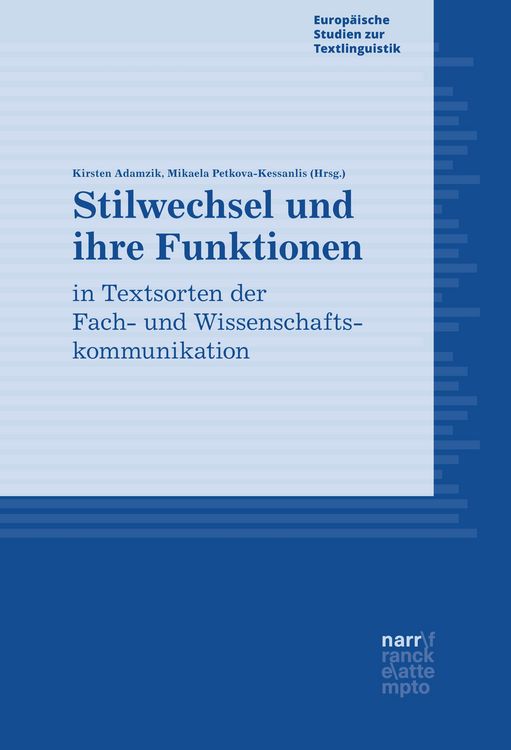 Produktbild: Stilwechsel und ihre Funktionen in Textsorten der Fach- und Wissenschaftskommunikation