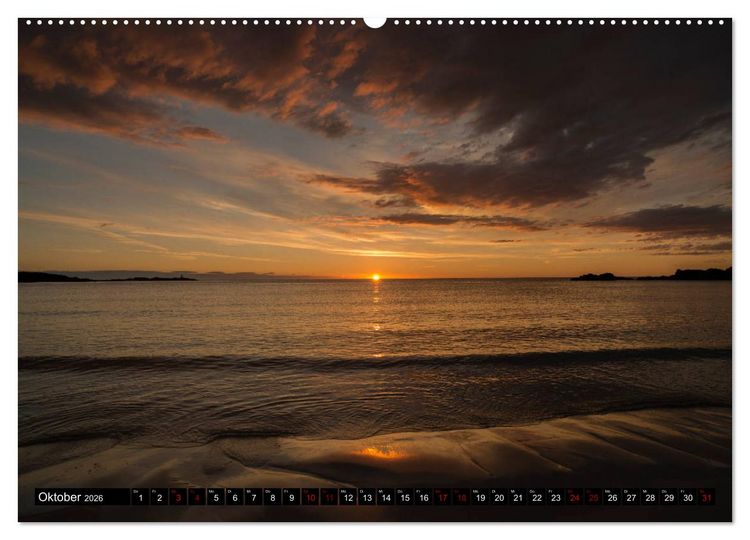 Produktbild: Skandinavische Horizonte (hochwertiger Premium Wandkalender 2026 DIN A2 quer), Kunstdruck in Hochglanz